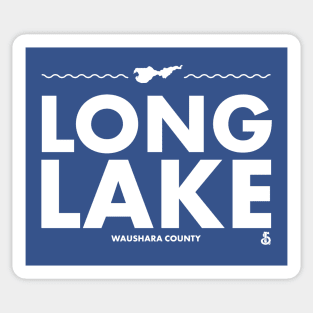 Waushara County, Wisconsin - Long Lake Sticker